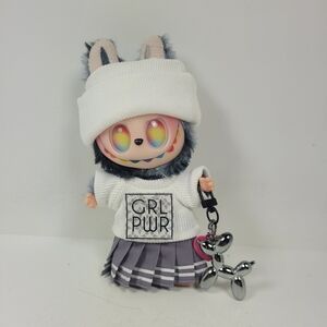 Labubu GRL PWR Design With Ballon Dog No Doll